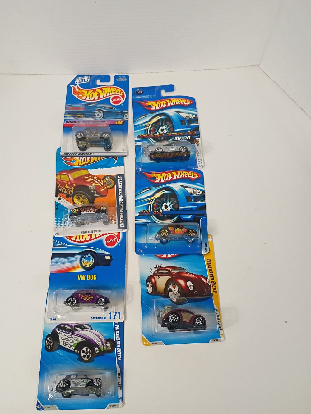7 Hot Wheels Beatles Volkswagen Bran New